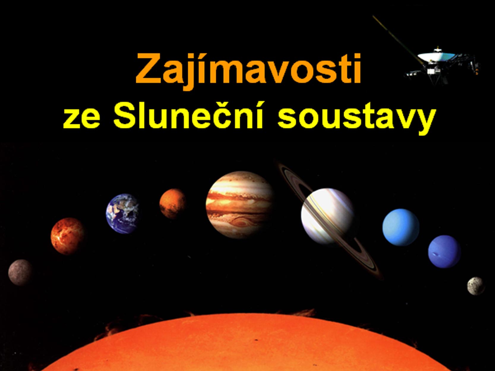 Co patří do astronomie?