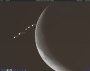 Zákryt Jupitera Měsícem 15.7.2012